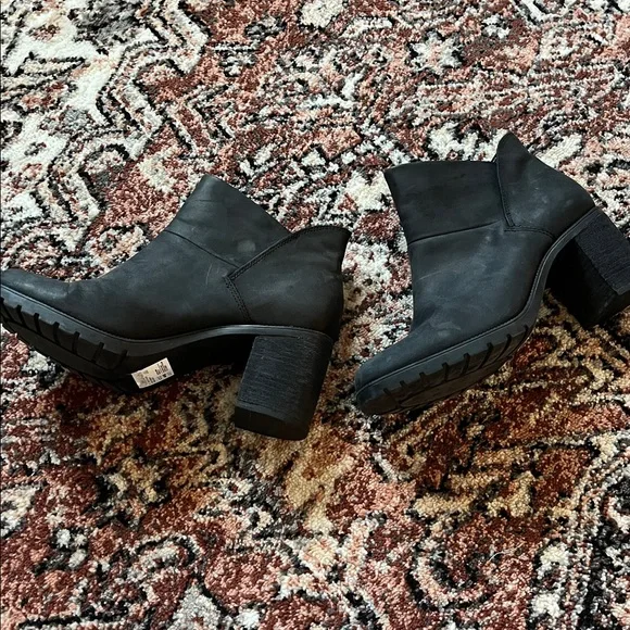 Clark’s Black chunky bootie size 8.5 - Picture 4 of 6